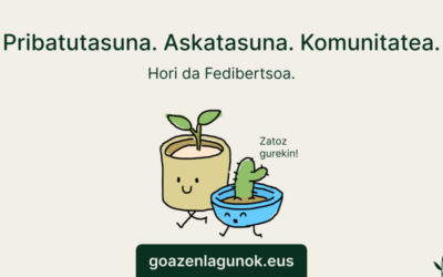 “Goazen lagunok”, fedibertsora salto