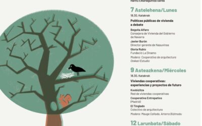 Nafarroako Ekonomia Solidarioaren XVIII. Jardunaldiak: Erronka, etxebizitza eskubidea bermatzea